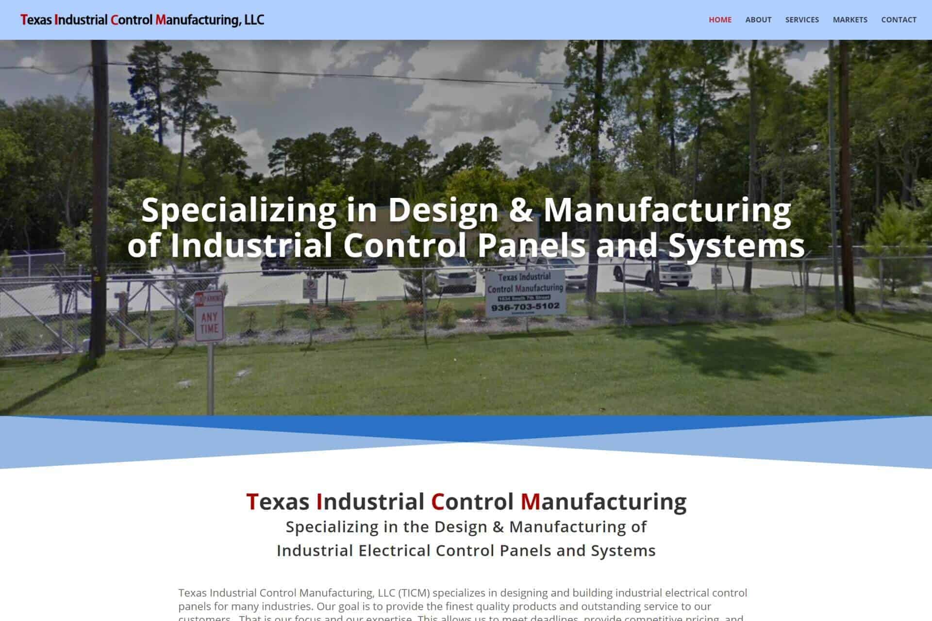 Texas Industrial Control Manufacturing Industrial Electrical Control Panels