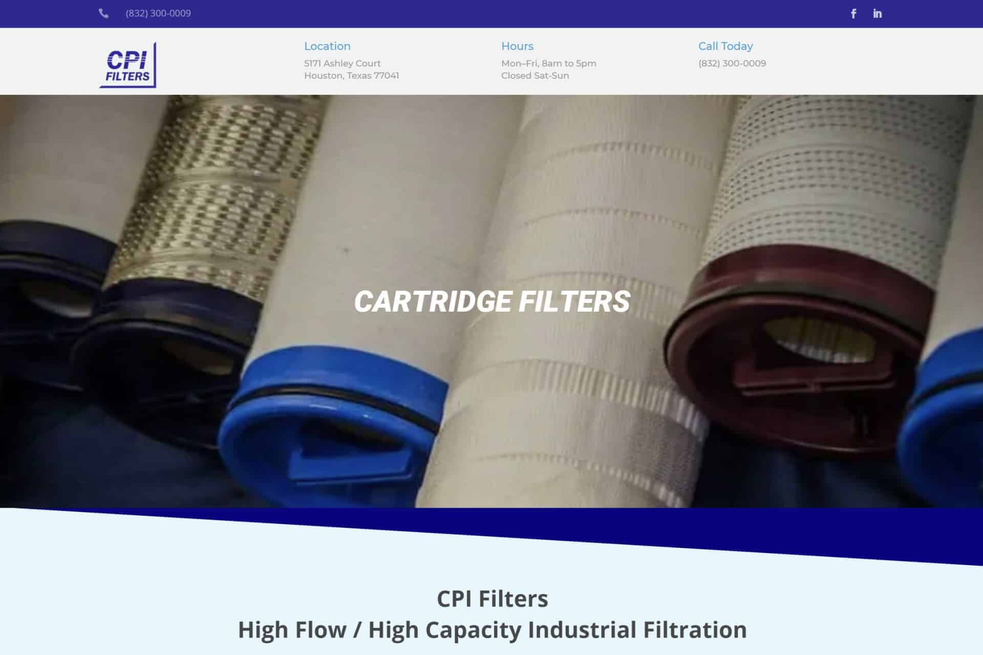 CPI Filters by Growth Services Inc.